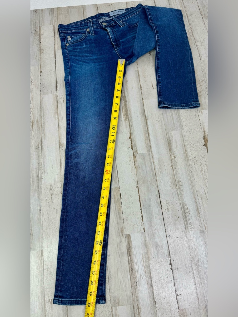 AG Adriano Goldschmied Jeans Womens 24R Blue The Prima Ankle Cigarette Ankle - Picture 10 of 12